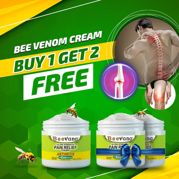 (Pack of 3) #1 Bee Venom Pain Relief Cream | Buy 1 Get 2 Free 🔥